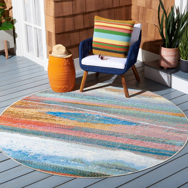 Safavieh Barbados Bar585M Light Blue/Pink Rugs.
