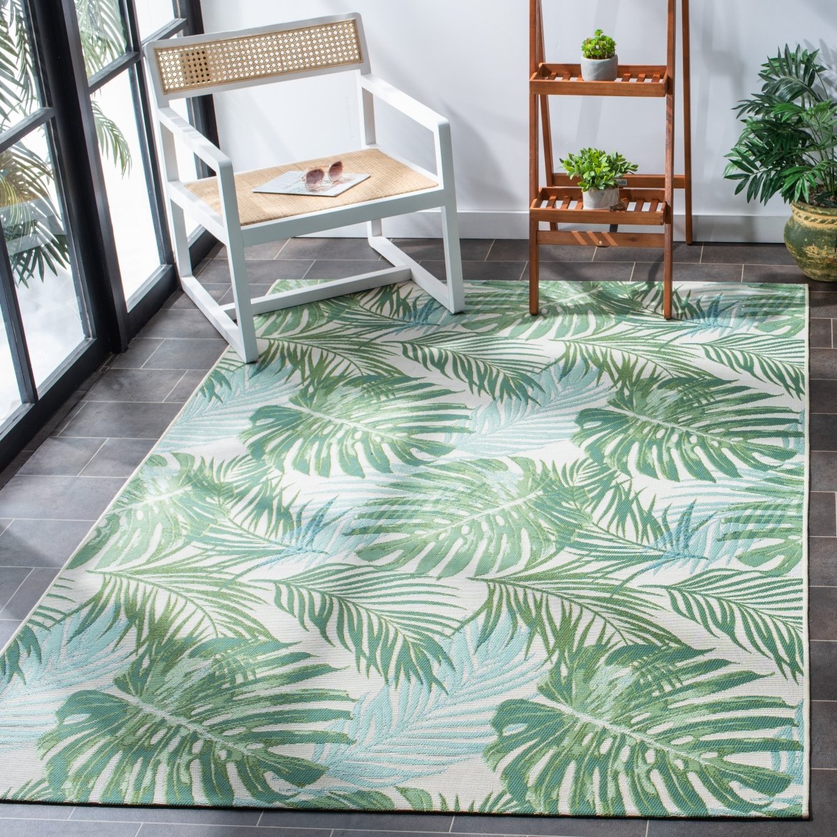 Safavieh Barbados Bar592X Green/Teal Rugs.