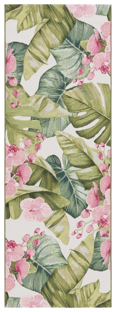 Safavieh Barbados Bar596Y Green/Pink Rug.
