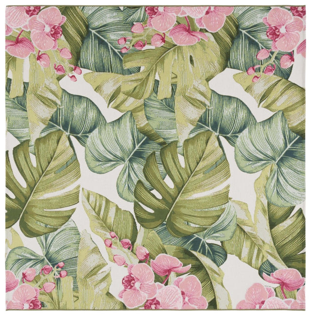 Safavieh Barbados Bar596Y Green/Pink Rug.