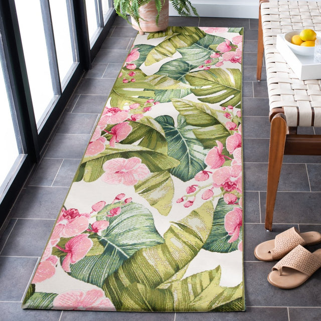 Safavieh Barbados Bar596Y Green/Pink Rug.