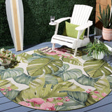 Safavieh Barbados Bar596Y Green/Pink Rug.