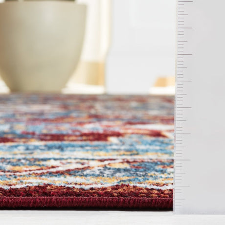 Safavieh Bayside Bay108M Blue/Red Rug.