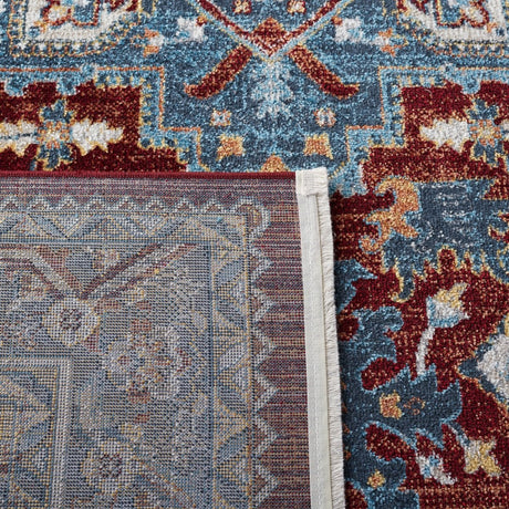 Safavieh Bayside Bay108M Blue/Red Rug.