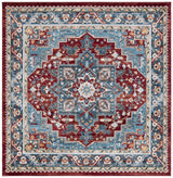 Safavieh Bayside Bay108M Blue/Red Rug.