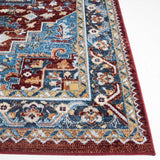 Safavieh Bayside Bay108M Blue/Red Rug.