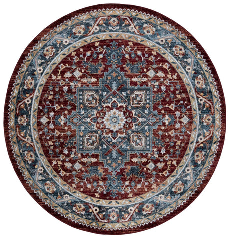 Safavieh Bayside Bay108M Blue/Red Rug.