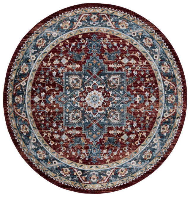 Safavieh Bayside Bay108M Blue/Red Rug.