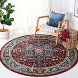 Safavieh Bayside Bay108M Blue/Red Rug.