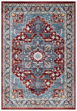 Safavieh Bayside Bay108M Blue/Red Rug.