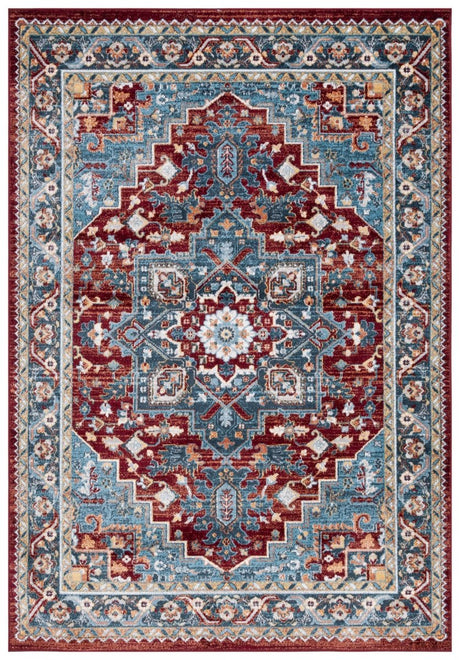 Safavieh Bayside Bay108M Blue/Red Rug.