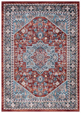Safavieh Bayside 4'-0" x 6'-0" Rug in Red / Blue