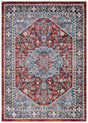 Safavieh Bayside 4'-0" x 6'-0" Rug in Red / Blue