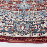 Safavieh Bayside 6'-7" x 6'-7" Rug in Red / Blue