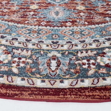 Safavieh Bayside 6'-7" x 6'-7" Rug in Red / Blue