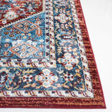 Safavieh Bayside 4'-0" x 6'-0" Rug in Red / Blue