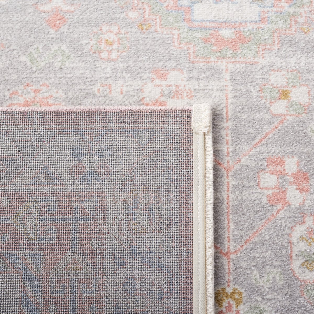 Safavieh Bayside Bay118A Ivory/Blue Pink Rug.