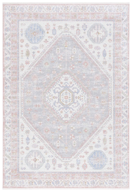 Safavieh Bayside Bay118A Ivory/Blue Pink Rug.