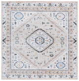 Safavieh Bayside 6'-7" x 6'-7" Rug in Ivory / Beige Blue