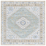 Safavieh Bayside 6'-7" x 6'-7" Rug in Gold / Green