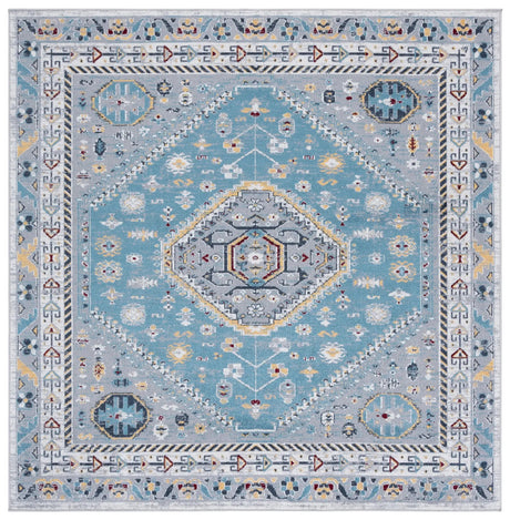Safavieh Bayside 6'-7" x 6'-7" Rug in Blue / Grey