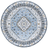 Safavieh Bayside 6'-7" x 6'-7" Rug in Blue / Navy