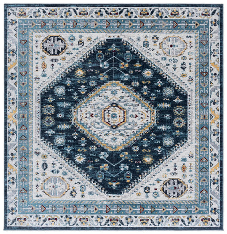 Safavieh Bayside 6'-7" x 6'-7" Rug in Navy / Blue