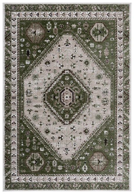 Safavieh Bayside 4'-0" x 6'-0" Rug in Green / Beige