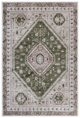 Safavieh Bayside 4'-0" x 6'-0" Rug in Green / Ivory