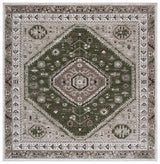 Safavieh Bayside 6'-7" x 6'-7" Rug in Green / Ivory