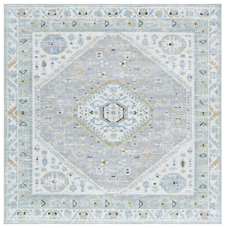 Safavieh Bayside 6'-7" x 6'-7" Rug in Green / Grey