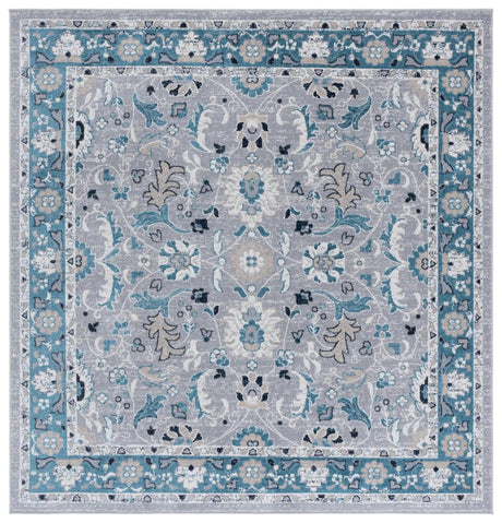 Safavieh Bayside 6'-7" x 6'-7" Rug in Blue / Grey
