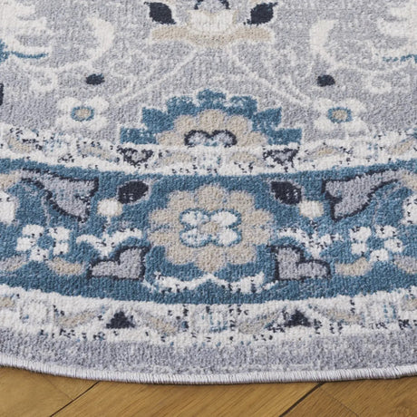 Safavieh Bayside 6'-7" x 6'-7" Rug in Blue / Grey