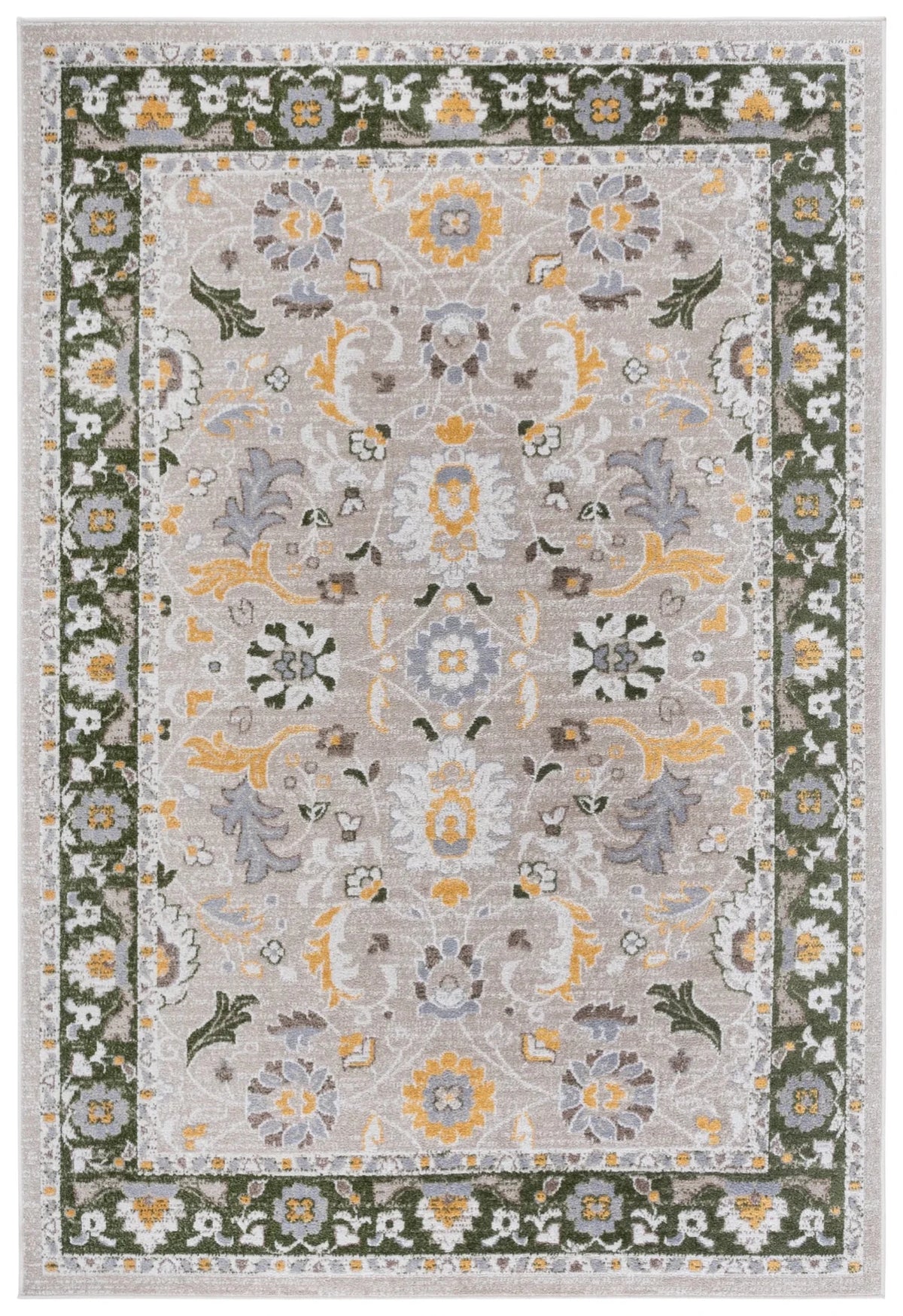 Safavieh Bayside 4'-0" x 6'-0" Rug in Green / Beige
