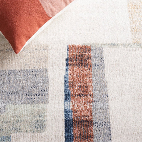 Safavieh Bayside Bay126A Ivory/Blue Rust Rug.