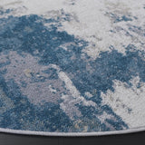 Safavieh Bayside 6'-7" x 6'-7" Rug in Blue / Grey