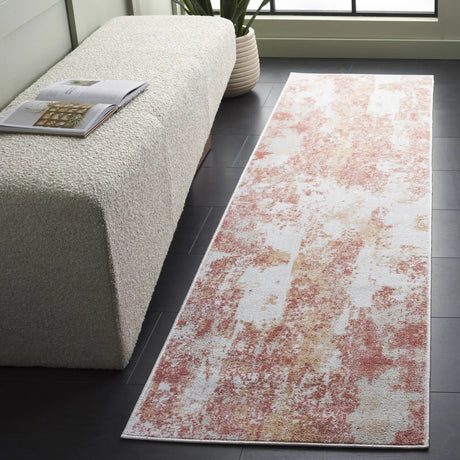 Safavieh Bayside 2'-2" x 8'-0" Rug in Ivory / Orange Beige