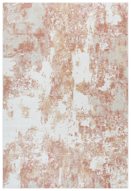 Safavieh Bayside 4'-0" x 6'-0" Rug in Ivory / Orange Beige