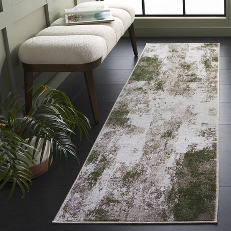 Safavieh Bayside 2'-2" x 8'-0" Rug in Ivory / Green