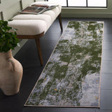 Safavieh Bayside 2'-2" x 8'-0" Rug in Green / Grey