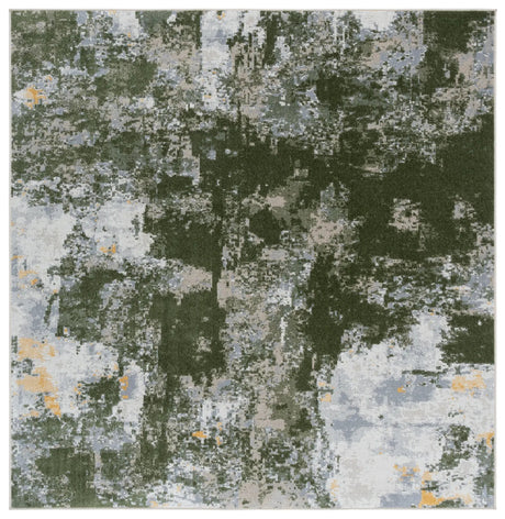 Safavieh Bayside 6'-7" x 6'-7" Rug in Green / Grey