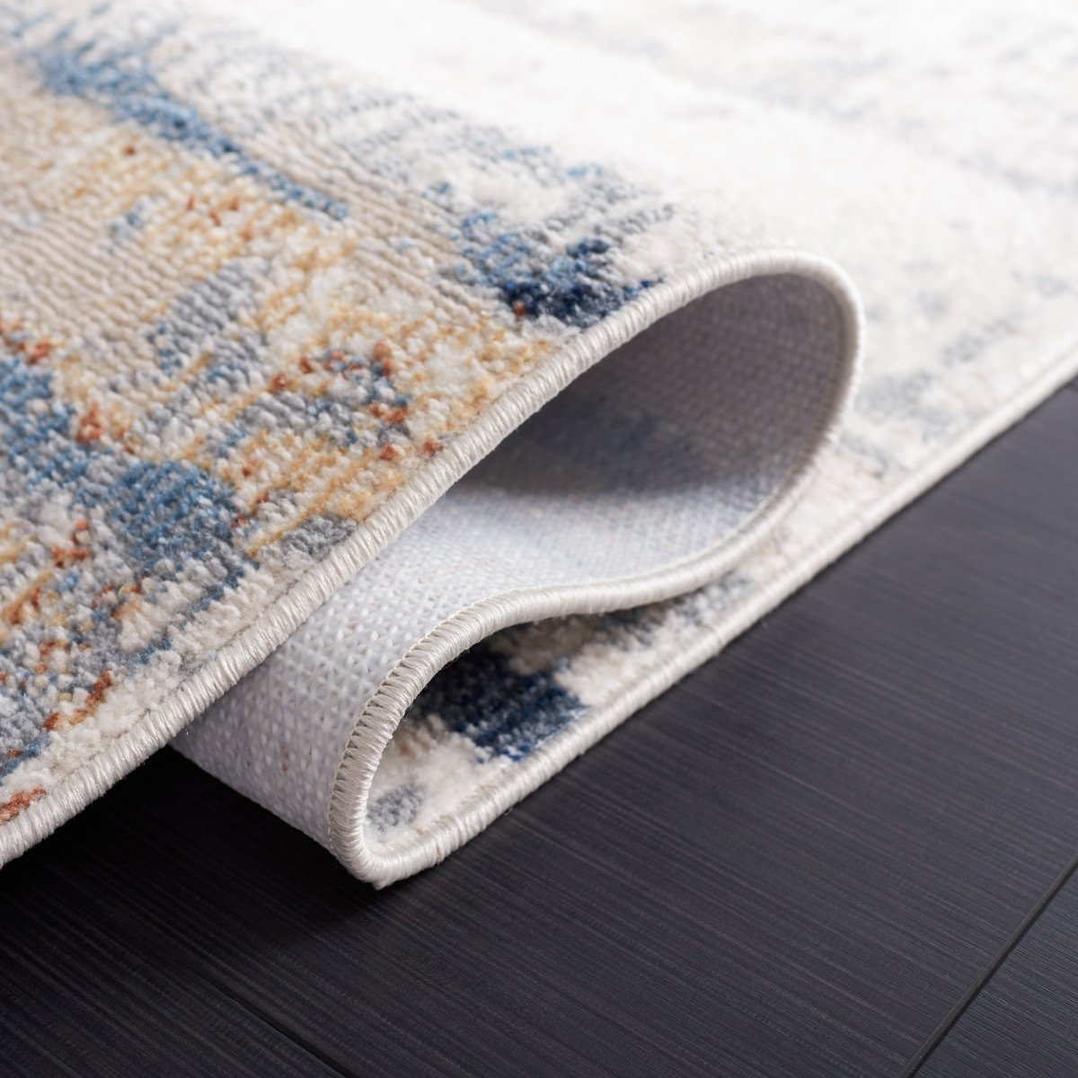 Safavieh Bayside Bay130M Blue/Gold Rug.