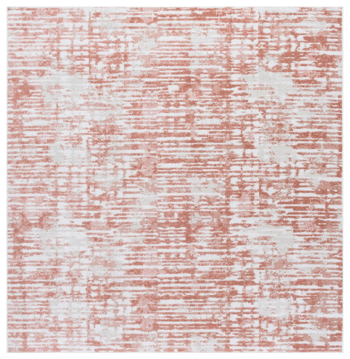 Safavieh Bayside 6'-7" x 6'-7" Rug in Ivory / Orange Beige