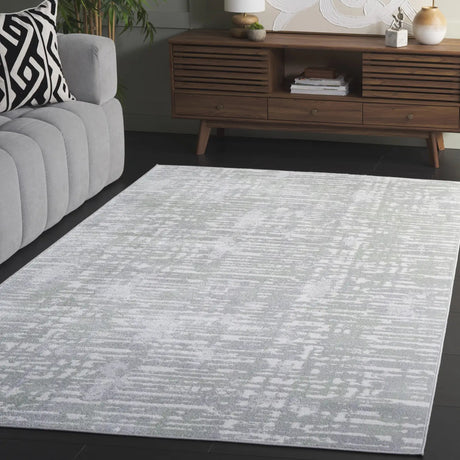 Safavieh Bayside 4'-0" x 6'-0" Rug in Green / Grey