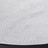 Safavieh Bayside 6'-7" x 6'-7" Rug in Ivory / Light Grey