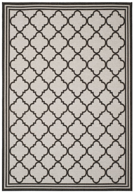 Safavieh Beach House Bhs121A Light Grey/Charcoal Rug.