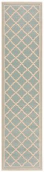 Safavieh Beach House Bhs121K Aqua/Cream Rugs.