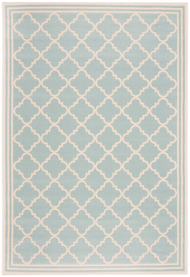 Safavieh Beach House Bhs121K Aqua/Cream Rugs.