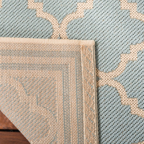 Safavieh Beach House Bhs121K Aqua/Cream Rugs.