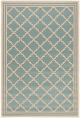 Safavieh Beach House Bhs121K Aqua/Cream Rugs.